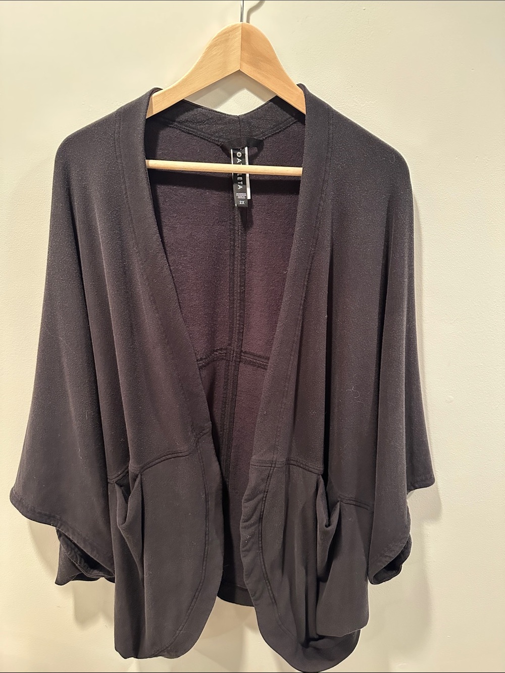 Athleta Black Open-Front Women's Cardigan